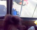 Акробатика в троллейбусе