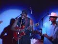 muddy waters had three sons ... two of whom are serious musicians ... the oldest larry goes by mud morganfield, but everyone knows him by muddy waters jr. he sounds a lot like his dad when he sings ... and he loves to do the old mw classics. big bill morganfield also plays a mean guitar and sings too. in this segment you'll see the two brothers on stage together for the first time. they are joined by their youngest brother joe and his two boys to do a rousing rendition of 