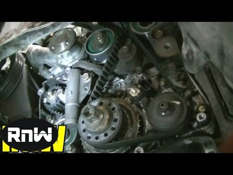 How to Remove and Replace the Timing belt and Water Pump – Mitsubishi 2.4L SOHC Engine PART 2