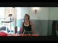 Hot cutie performing intense ab, core, functional, workout