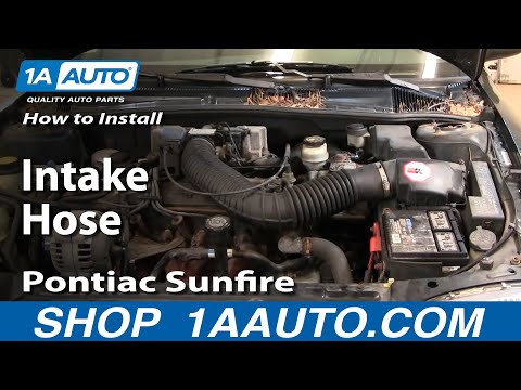 How To Install Replace Intake Hose Chevy Cavalier Pontiac Sunfire 95-97 1AAuto.com