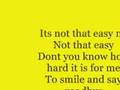 Lemar It's Not That Easy Official Music Video and Lyrics