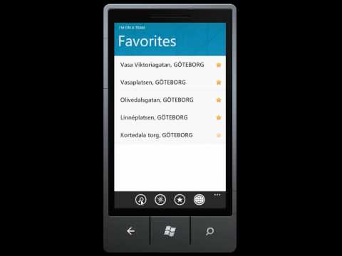 0 Västtrafik applikation för Windows Phone 7