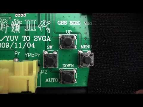 how to sync vga to tv