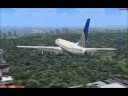 Continental 737-800W PMDG landing on KSAN