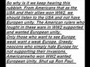 Real WW2 heroes supported Europen unity Real WW2 heroes supported Europen unity