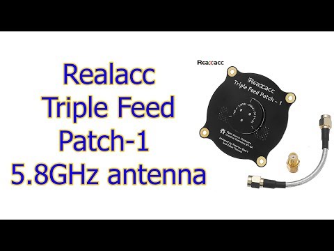 Realacc Triple Feed Patch 1 5 8GHz antenna for VRD2 pro