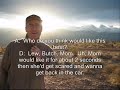 Interview with my father - \"Be Still\"