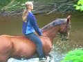 Sur ma jument dans la rivière! Sur ma jument dans la rivière!