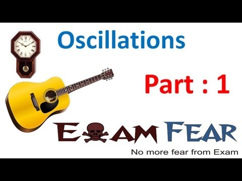 oscillation - Physics Oscillations part 1 (Introduction) CBSE class 11.