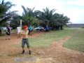 Shawn takes ball four at Pattaya Softball