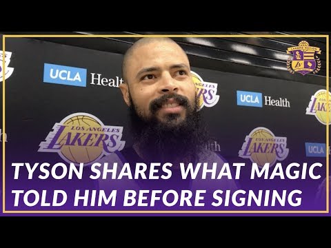 Video: Lakers Interview: Tyson Chandler Details His Conversation With Magic Before Signing With the Lakers