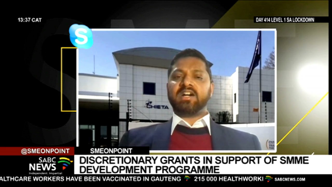 SME #OnPoint with Liabo Setho | Discretionary grants in support of SMME development: Yershen Pillay