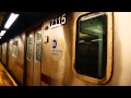 Mta New York City Subway's Bombardier R142 #4 Brookyn Bound Train & Manhattan/Uptown Bound 5 Train