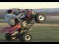 Fourwheeler wheelies