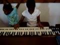 Kiera 7 year old playing B3 hammon organ