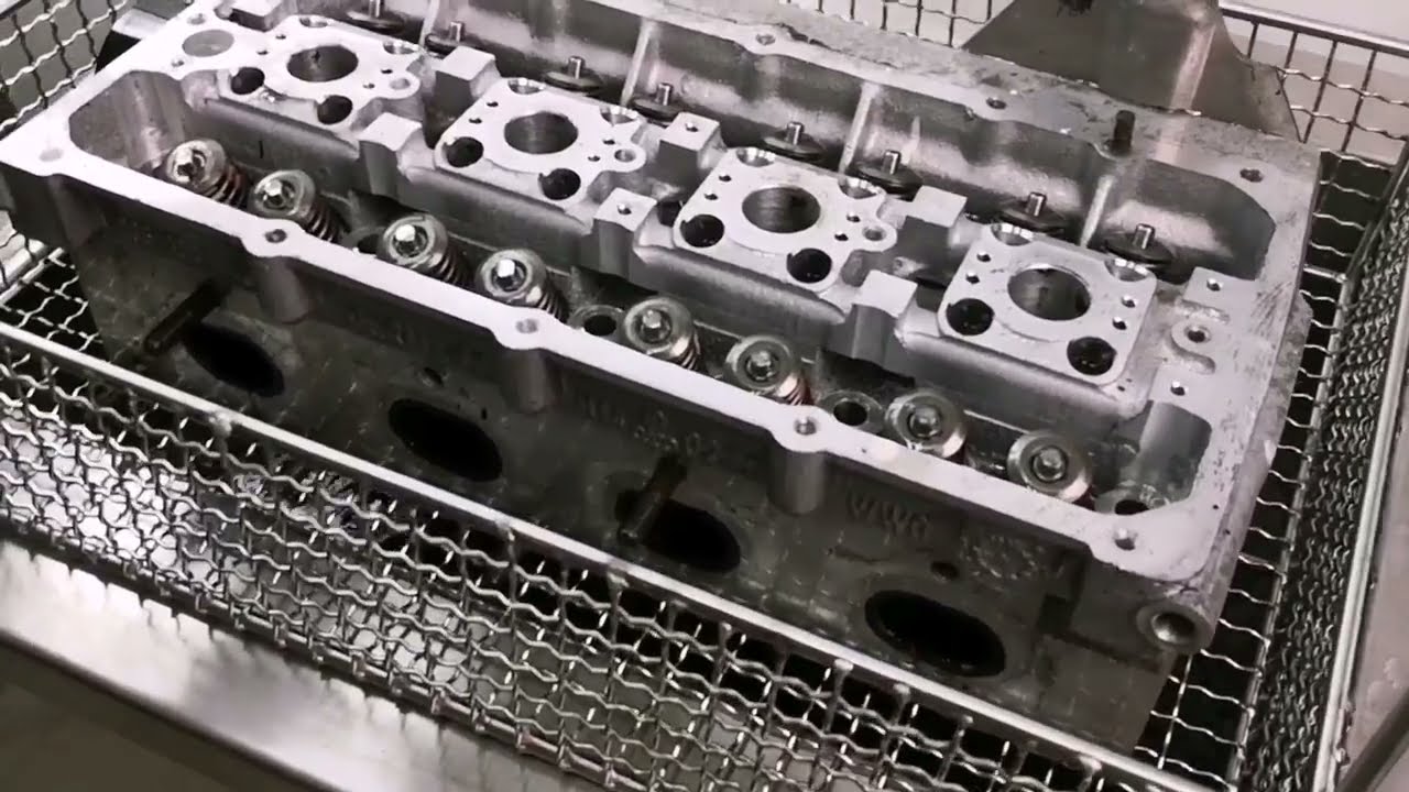 Single tank machine cleaning, cleaning test