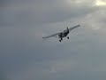 STOL CH 701 short take-off and landing from soybean field