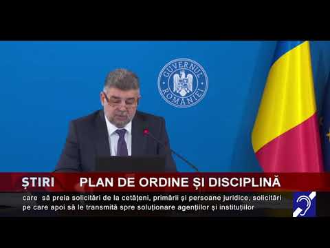 Plan de ordine și disciplină