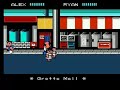 in river city ransom, alex and ryan face off against gangs of students and evil bosses to win their town back and rescue their girlfriends. a glitch is used often in this run when left and right are pressed at the same time, which causes the player to do all sorts of crazy things, and usually lose all of his power. this is done to reduce lag during running segments. the boss battles are fought with style in mind, using a variety of attack methods throughout.