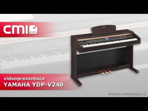 YDP V240 - Yamaha nově doplnila svoji populární řadu digitálních pian Arius o model s automatickým doprovodem a velkým množstvím velmi kvalitních zvuků - YDP V240. Nyní...