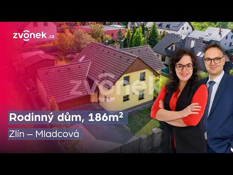 Video Nadstandardní rodinný dům se zahradou Zlín - Mladcová