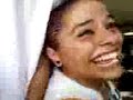 Angie laughing at something Angie laughing at something