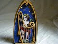 A Cherub and His Harp Ornament