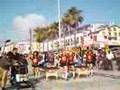 USC 2 dancing, singing cheerleaders  UCLA Venice Beach Calif