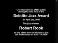 here you can see jazz piano player robert rook with the jazz orchestra of the concertgebouw during the semifinals of the deloitte jazz award 2006