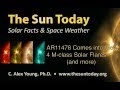 AR11476 Comes into a Multicolored View - 4 M-class Flares and More AR11476 Comes into a Multicolored View - 4 M-class Flares and More