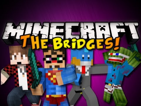 Minecraft Mini-Game: THE BRIDGES w/ BajanCanadian, HuskyMudkpiz, & Bashur! (HD)