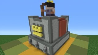 Minecraft Tutorial: How To Make A Clash Royale Arena Tower House