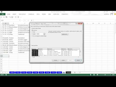 how to open csv file properly in excel