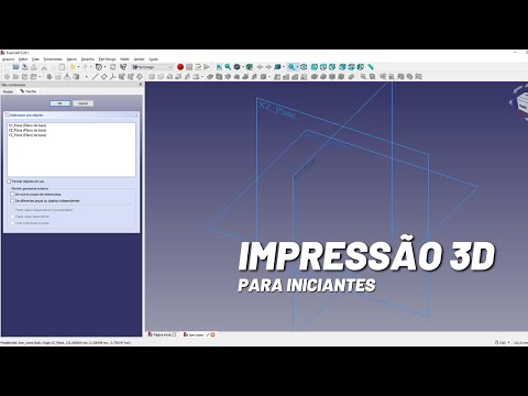 Impressão 3D para iniciantes - Modelar no FreeCAD e calibrar furos