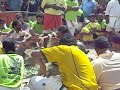 Shakthi Alaippu and Shakthi Karagam ritual by the Karaga Poosari in the Fire - Walking Festival at Ambakaratur Sri Badrakaaliamman ( Ambala Kaaliamman ) Temple in Penang , Malaysia on 14 June 2009.