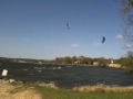 Kiteboarders on Lake Mendota - 04-18
