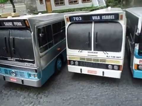 Miniaturas de ônibus