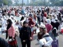 suasana sehabis sholat ied di victory park suasana sehabis sholat ied di victory park