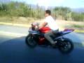 ACROBACIA  MOTO EN AJALPAN (MOTO SUZUKI 600 GSX-R 2008)