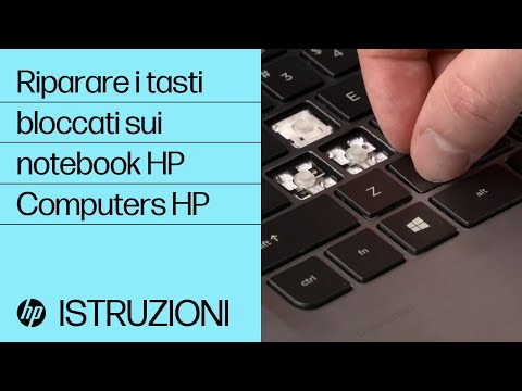 PC notebook HP - Risoluzione dei problemi relativi alla tastiera (Windows)
