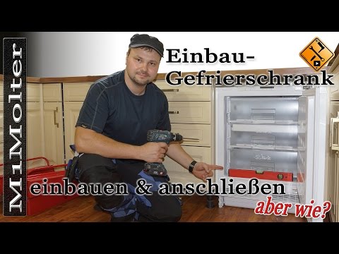 Einbau-Gefrierschrank einbauen von M1Molter