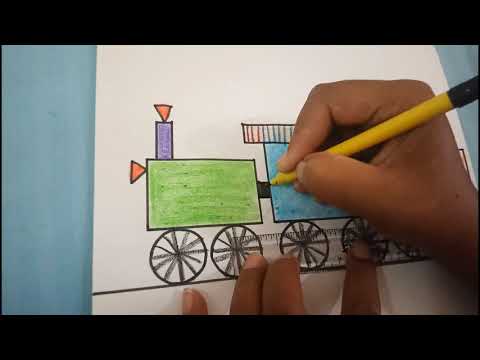 video-linktoworks-how to draw train |EASY WAY TO MAKE - YouTube