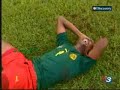 صامويل ايتو يبكي بعد تعادلها مع مصر وعدم تاهلها كاس العالم