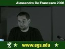 Alessandro De Francesco - European Graduate School - 2007 5