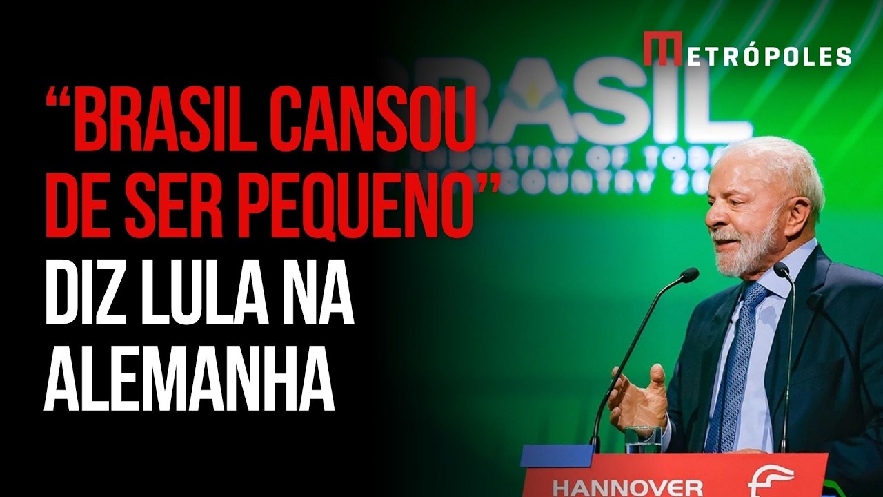 Lula na Alemanha: “Brasil cansou de ser tratado como país do 3º mundo”