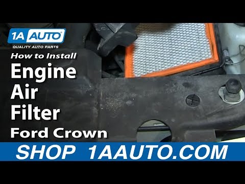 How To Install Replace Engine Air Filter 1992-2001 Ford Crown Victoria Mercury Gran Marquis