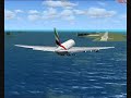 Flight Simulator X - A380 Emirates - Landing Maldives Male Intl Flight Simulator X - A380 Emirates - Landing Maldives Male Intl
