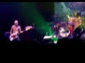 Anthony Kiedis falling from the stage