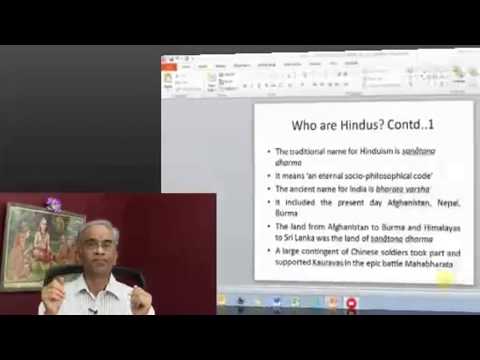 Basic Course on Hinduism - Session 2